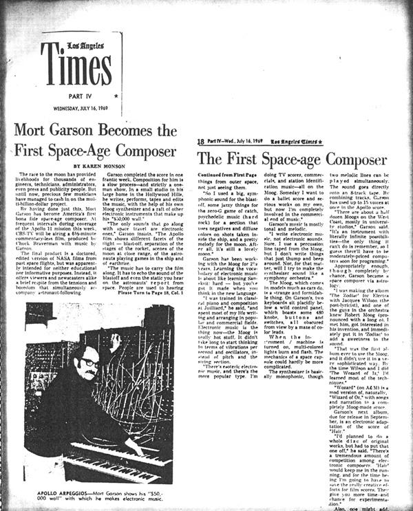 Mort Garson - LA Times
